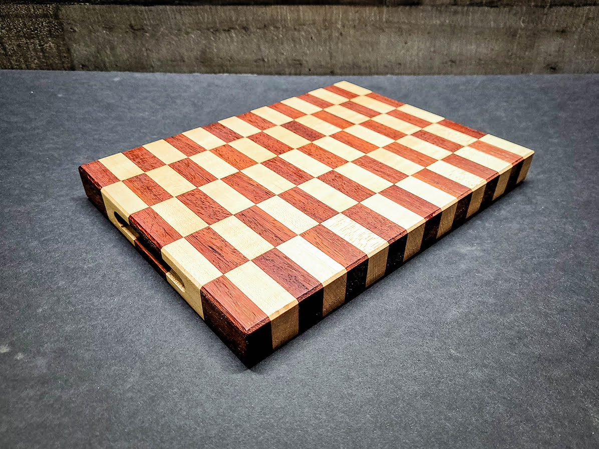 Padauk and Maple Cutting Board